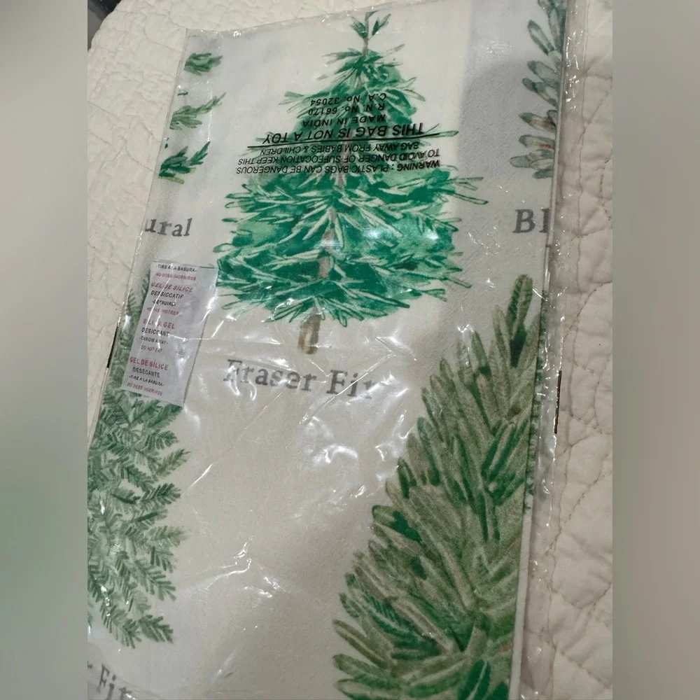 LAST ONE🔥Anthropologie coniferous Evergreen Watercolor‎ Kitchen Tea Towel